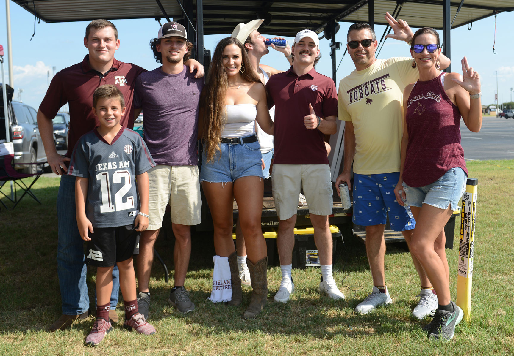 Texas A&M vs. Texas State football tailgates